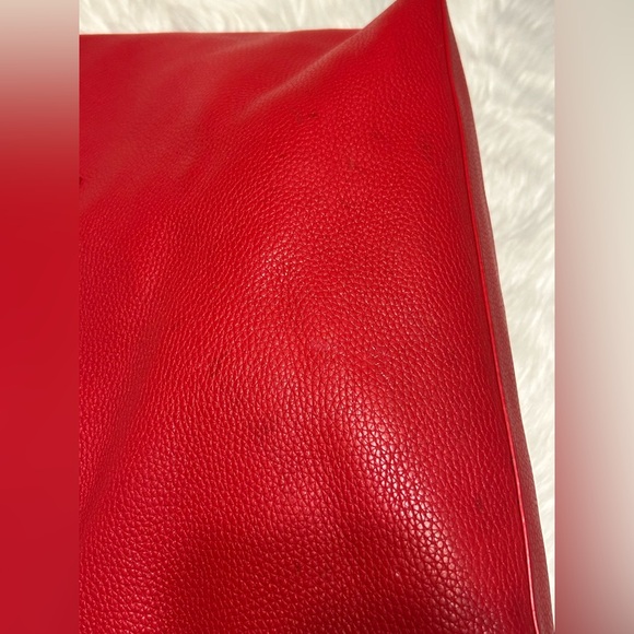 Tory Burch Brody Liberty Red Leather Tote - Picture 2 of 14